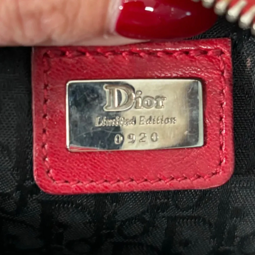 Authentic Dior Mulitcolour Canvas Le Victim Mini Saddle Bag Pochette - Picture 8 of 9